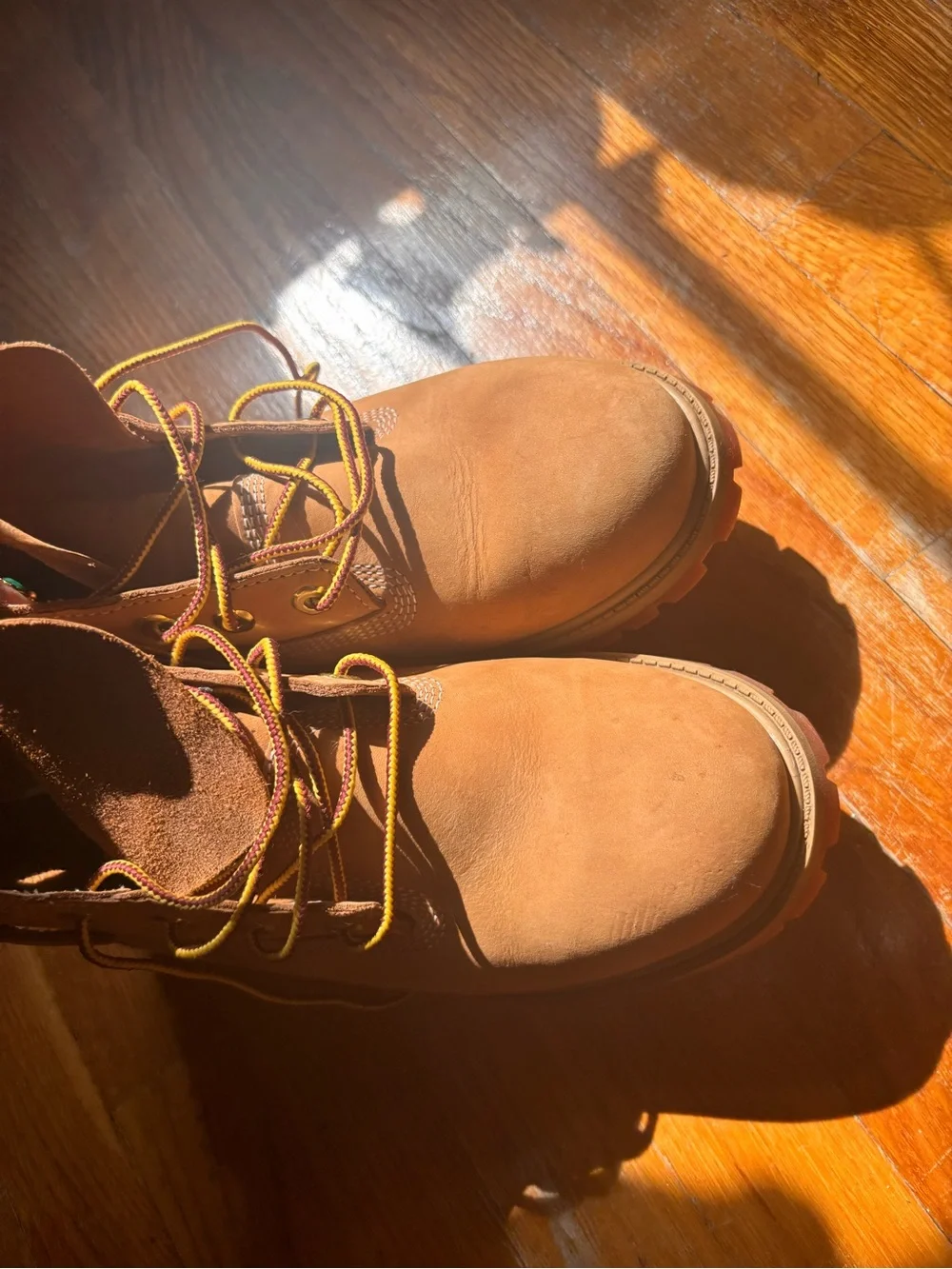 Timberland Brown Leather Lace-Up Work Boots